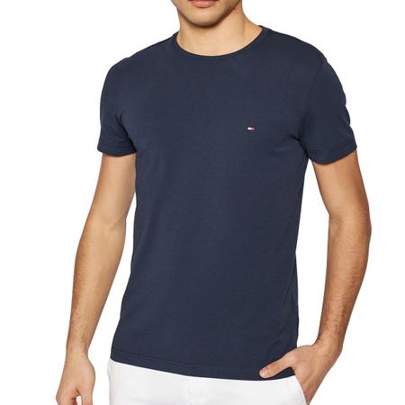 Camiseta Tommy Hilfiger Masculina Essential Cotton Tee Azul
