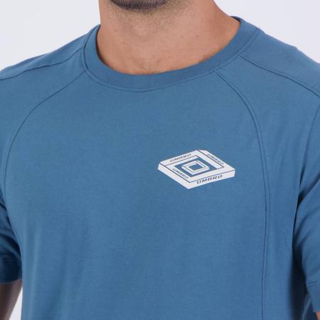 Imagem de Camiseta Umbro Authentic Logo Azul