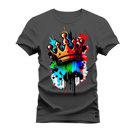 Imagem de Camiseta Unissex Algodão 100% Algodão Coroa The Colors