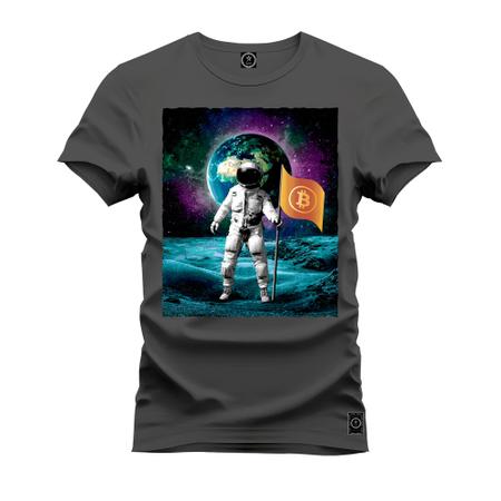 Imagem de Camiseta Unissex Algodão Macia Premium Estampada Nasa Lua