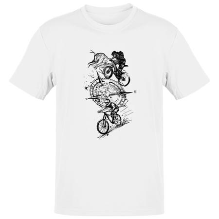 Imagem de Camiseta Unissex Bicicros espirito de aventura grafite