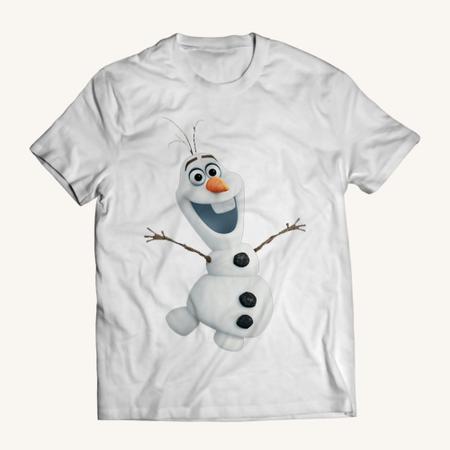Imagem de Camiseta Unissex Infantil e Adulto Frozen 2 Olaf