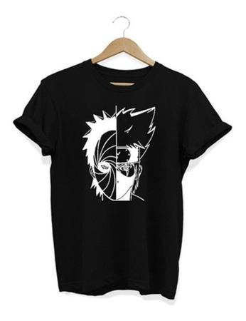 Imagem de Camiseta Unissex Kakashi E Obito Baby Look Naruto Anime Camisa 100% Algodão