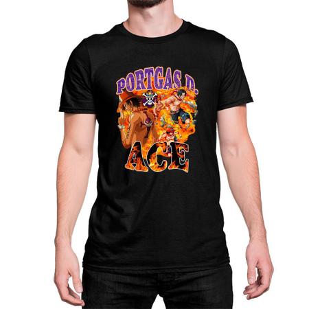 Camiseta One Piece - Portgas D. Ace