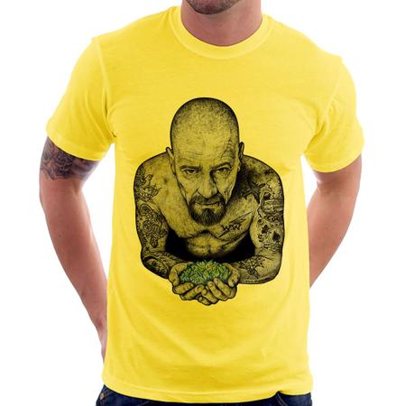 Camiseta Walter White Tattoo Heisenberg Foca na Moda Camiseta Masculina Magazine Luiza