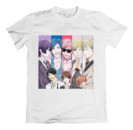 Camiseta Yaoi Anime Yarichin Club Personagens - Hippo Pre