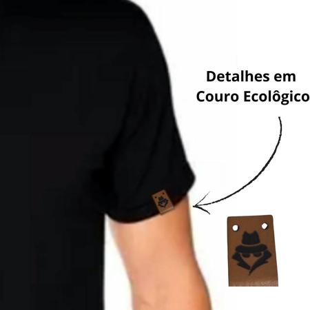 Imagem de Camisetas Masculinas Estampada Fio 30.1 Lisa Premium Básica