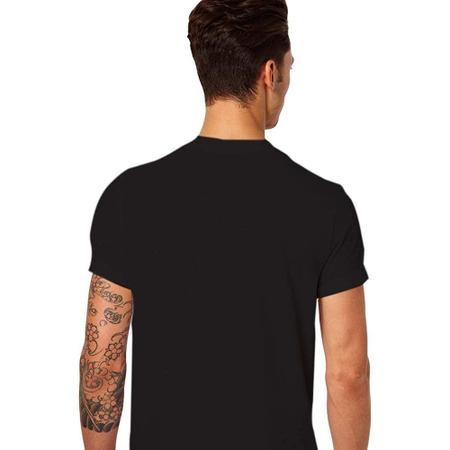 Imagem de Camisetas Masculinas Slim Básicas Algodão Premium Malha 30.1