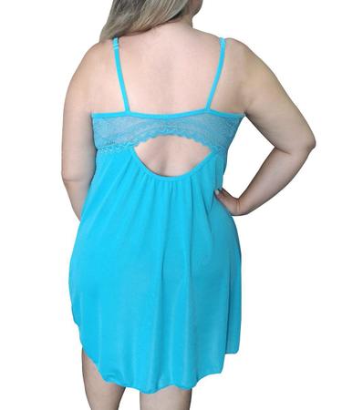 Camisola Plus Size Sexy Branca Amamentação Liganete Linda Gestante