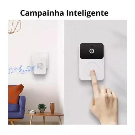 Campainha Camera Wifi Interfone Inteligente Celular Audio - Rhos - Campainha  - Magazine Luiza