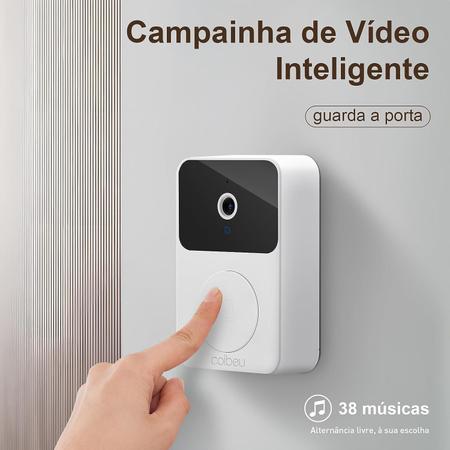 Campainha Com Câmera De Vídeo Sem Fio Wifi Via App - X9 - Campainha -  Magazine Luiza