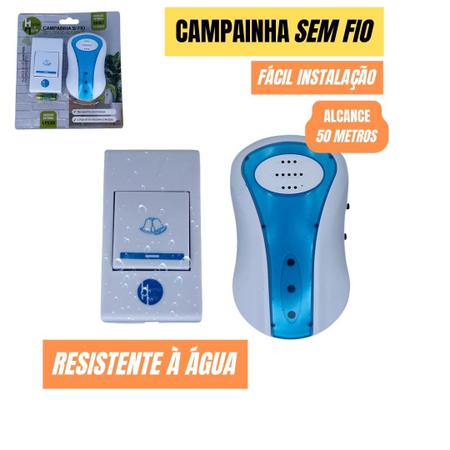 Campainha Residencial Elétrica Wifi