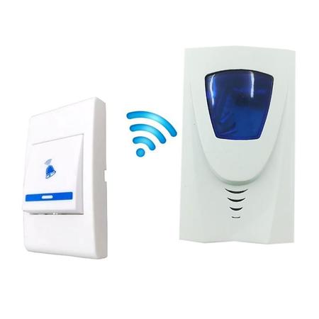 Imagem de Campainha Sem Fio Wireless Doorbell Kit Toques