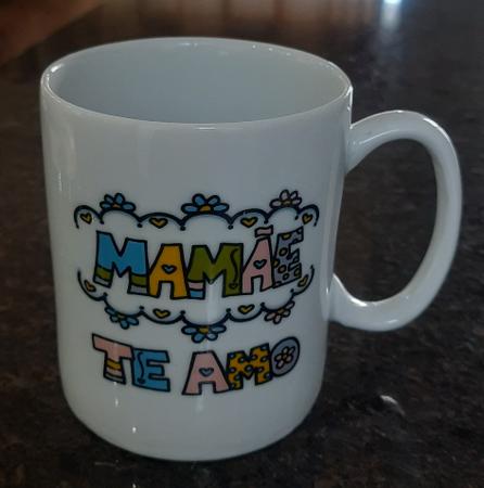 Imagem de Caneca 300ml Frase Mãe - Porcelana - Decoração 1 lado