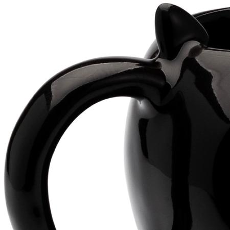 Caneca gato preto decoração cerâmica gatinho fofinho PET - Loja Bora,  Decora!