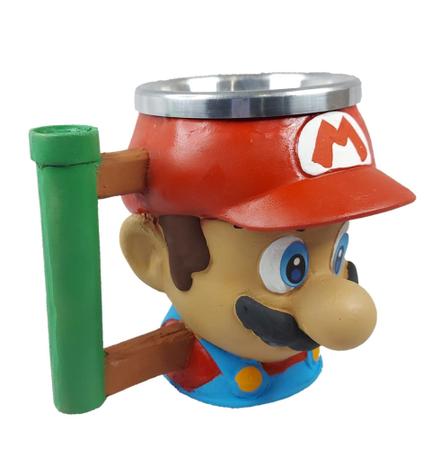 Caneca 3d Mário Super Mario Bros Game - Copo - Loja Coisaria