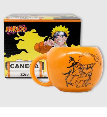 Copo Com Tampa do Naruto Clássico Time 7 - 200ml - Zonacriativa