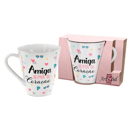 Imagem de Caneca Amiga Irmã De Coração + Cx Presente 1723