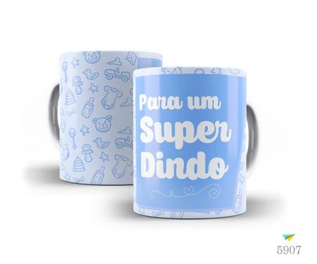 Imagem de Caneca Batizado, Para um super dindo