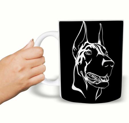 Imagem de Caneca Cerâmica 325ML Doberman