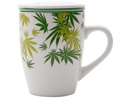 Imagem de Caneca Chá com Tampa e Infusor de Porcelana