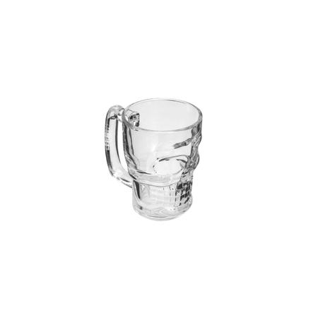 Imagem de Caneca Chopp Cerveja Vidro Caveira Rock