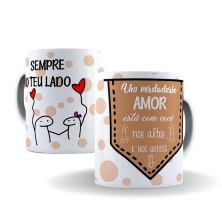 Caneca Divertida Frases Amor Meme Flork