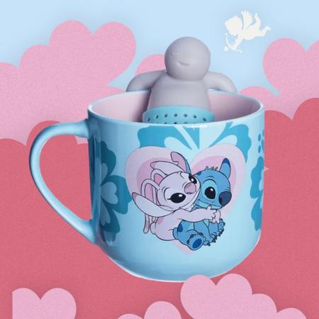 Imagem de Caneca com infusor Stitch Disney