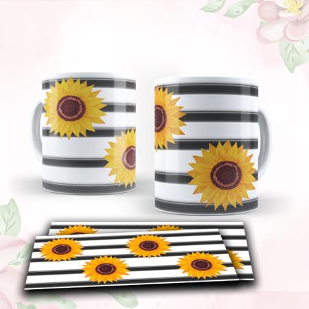 Imagem de Caneca com tema floral