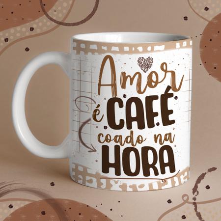 Imagem de Caneca de Café e Chá de Cerâmica Personalizada 325ml