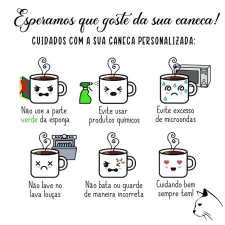 Caneca FlorK Meme Amor da Minha Vida