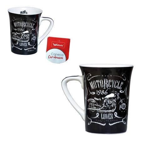 Imagem de Caneca De Cerâmica Moto 320ML WellMix