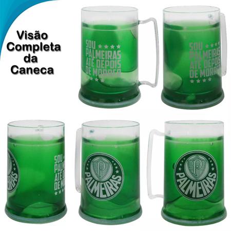 Imagem de Caneca De Gel Palmeiras Oficial Mantém Sua Bebida Sempre Gelada Ideal Para Presente Com Garantia