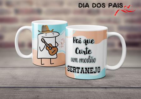 Imagem de Caneca de louça personalizada dia dos pais flork 320 ml