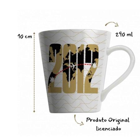 Imagem de Caneca De Porcelana 290mL Clubes de Futebol - Allmix - Original Oficial Licenciada Presente Torcedor