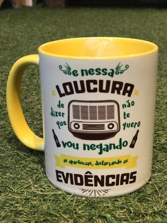 Imagem de Caneca de porcelana 320ml Música - Evidências