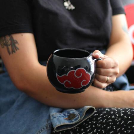 Caneca Akatsuki Simbolo Naruto