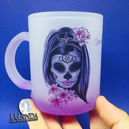 Caneca Rosa Caveira I