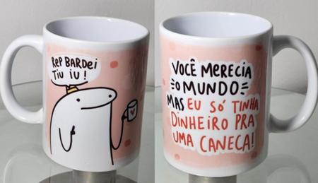 Imagem de Caneca Desenho Flork Meme Divertido Feliz Aniversario