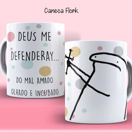 Caneca Com Café Sem Café, Meme Flork Boneco Palito de Porcelana -  egvpersonalizados - Caneca - Magazine Luiza