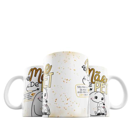 Imagem de Caneca Dia das Mães Mãe de Pet Boneco Flork