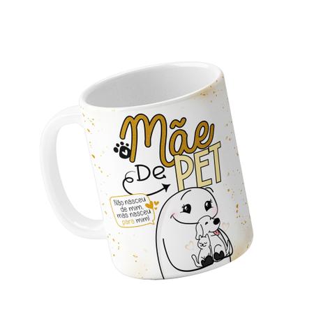 Imagem de Caneca Dia das Mães Mãe de Pet Boneco Flork