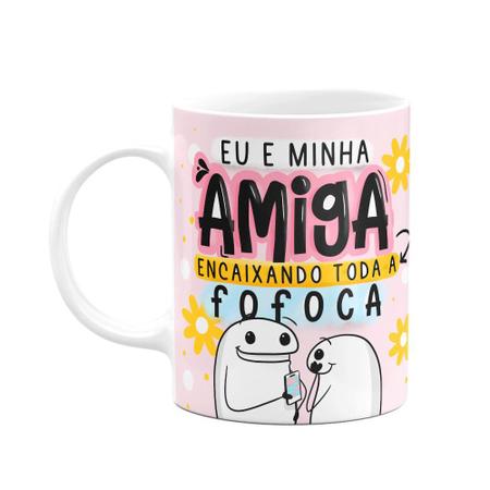 Imagem de Caneca Divertida Flork - Amigas encaixando a fofoca