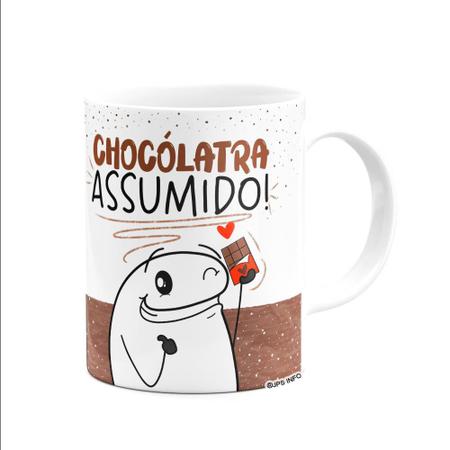 Caneca Flork Criativa Chocólatra Assumida! Presente Fofo use canecas