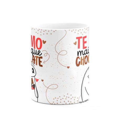 Caneca Flork Criativa Chocólatra Assumida! Presente Fofo use canecas