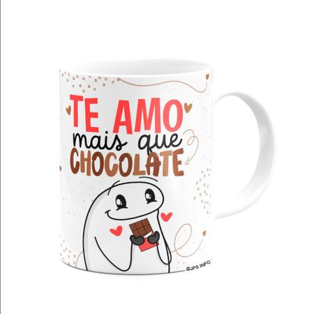 Caneca Flork Criativa Chocólatra Assumida! Presente Fofo use canecas