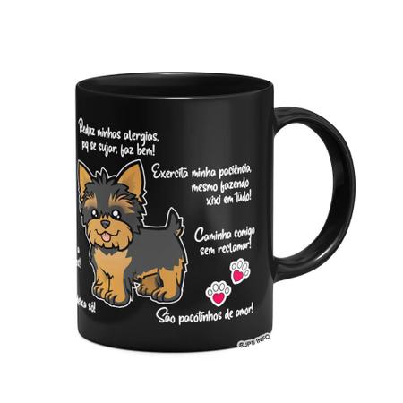 Imagem de Caneca Dog - Meu Yorkshire, melhor pessoa! M2 - Preta