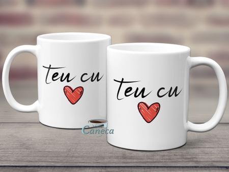 Caneca Teu Cu Meme Divertida e Engraçada