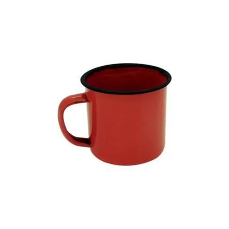 Imagem de Caneca Esmaltada Tradicional 5cm Vermelho Yangzi