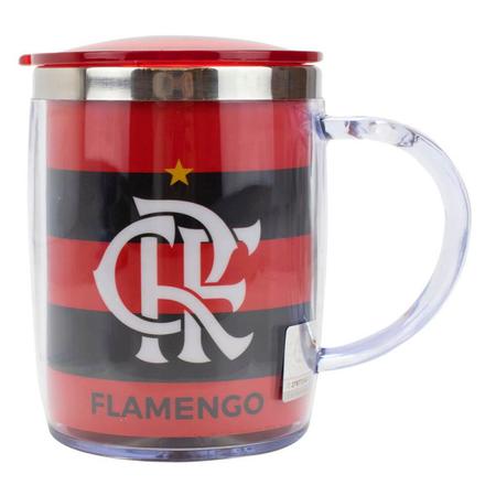 Imagem de Caneca Flamengo Térmica 450 ML - QH002F-5